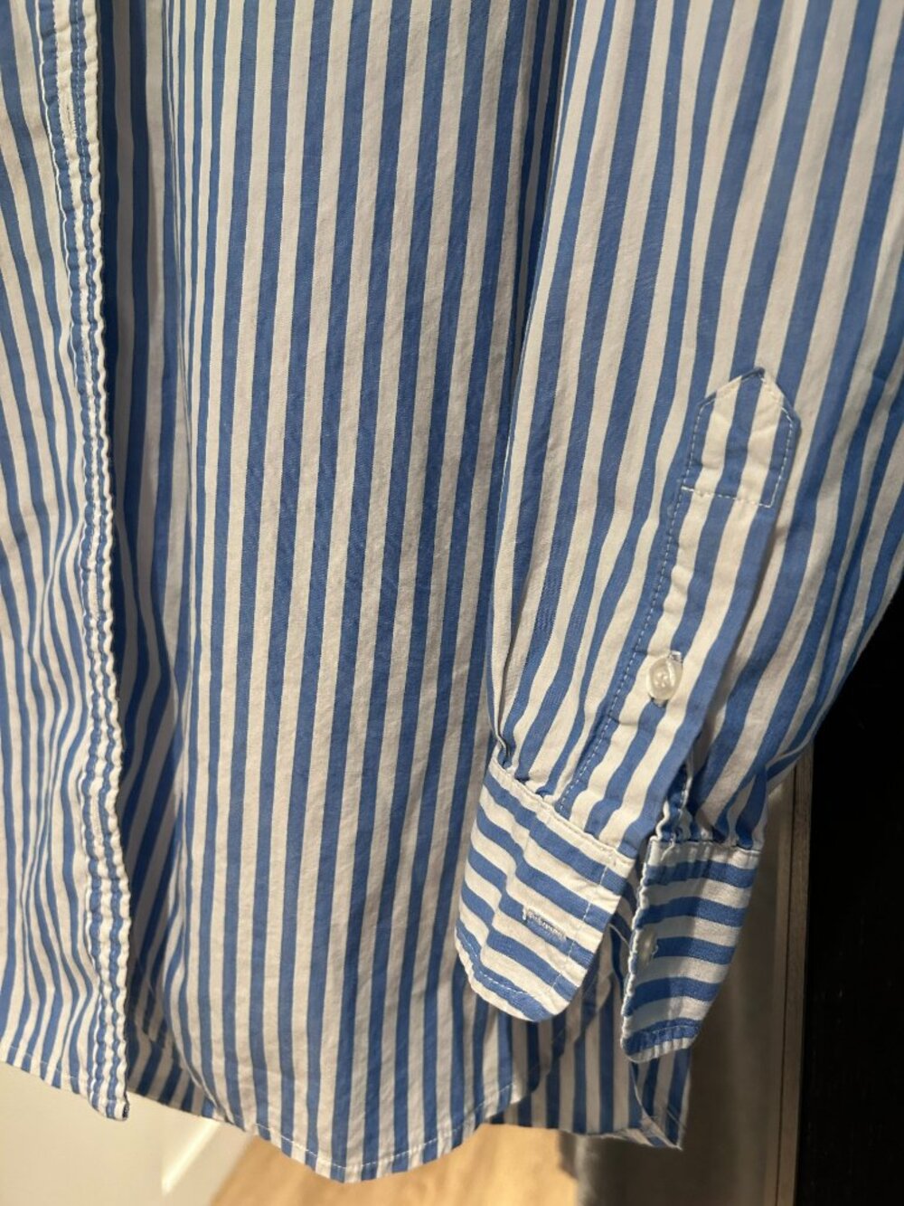 Forever21 Striped Poplin Button Down Shirt - Picture 3 of 8